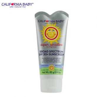 California Baby加州宝宝SPF30+纯天然无香保湿防晒霜82g(美国)