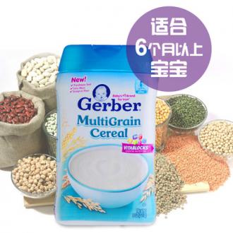 Gerber嘉宝2段混合谷物米粉227g(美国)