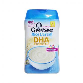 Gerber嘉宝1段纯大米米粉含DHA 227g(美国)